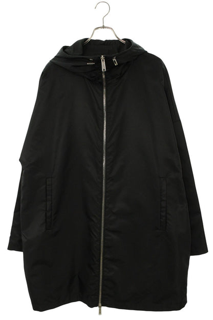 DSQUARED Back Logo Nylon Coat Black Size M