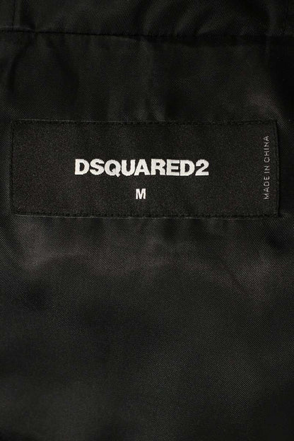 DSQUARED Back Logo Nylon Coat Black Size M