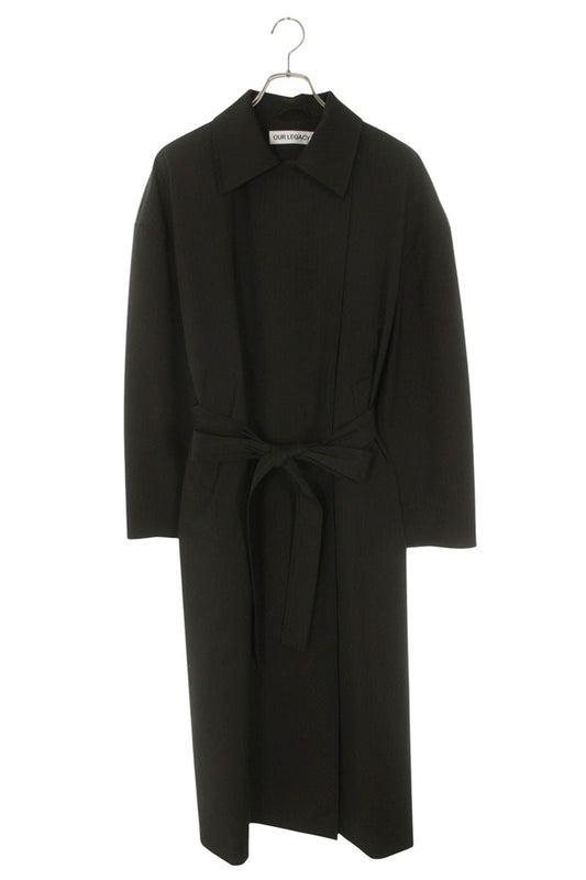 OUR LEGACY Wool Blend Coat Brown Size 36