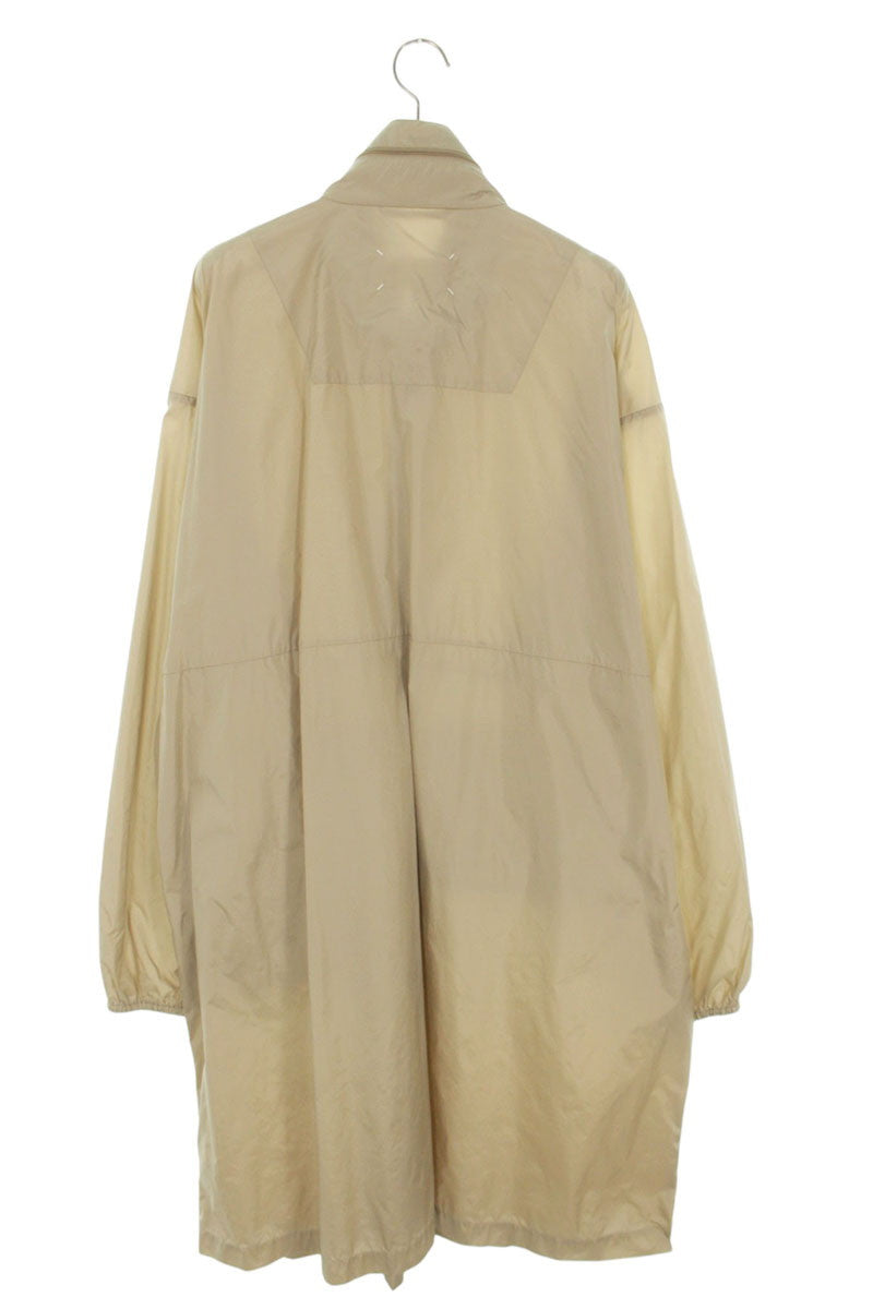 Maison Margiela Hooded Nylon Coat Beige Size XS