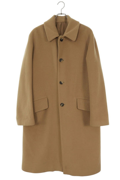 ACNE STUDIOS Wool Blend Balmacaan Coat Beige Size S
