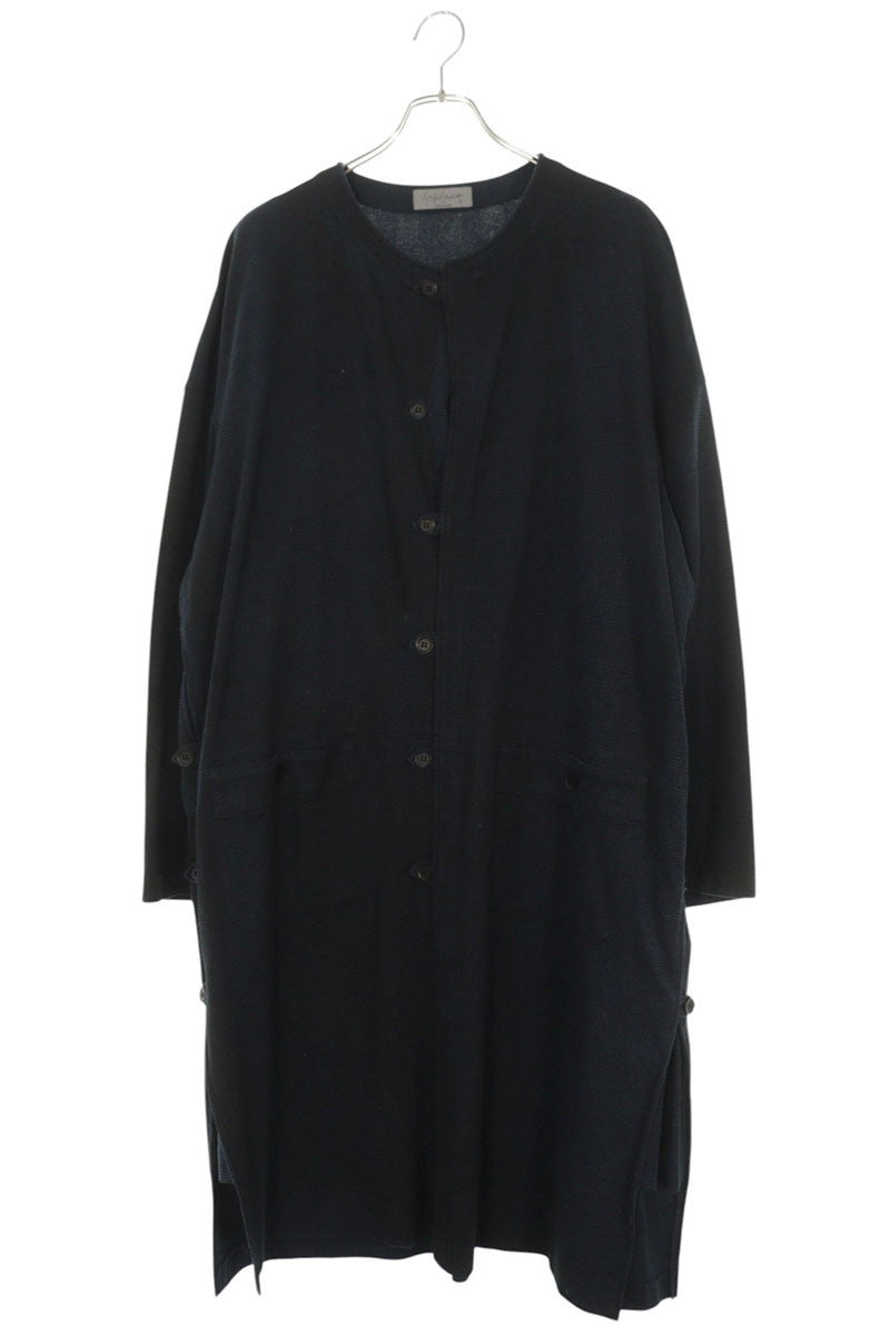 Yohji Yamamoto Check Pattern Coat Blue Size L
