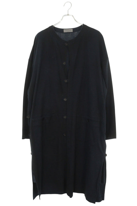 Yohji Yamamoto Check Pattern Coat Blue Size L