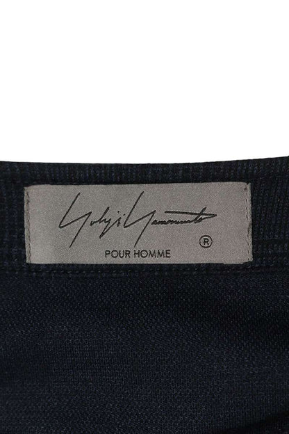 Yohji Yamamoto Check Pattern Coat Blue Size L