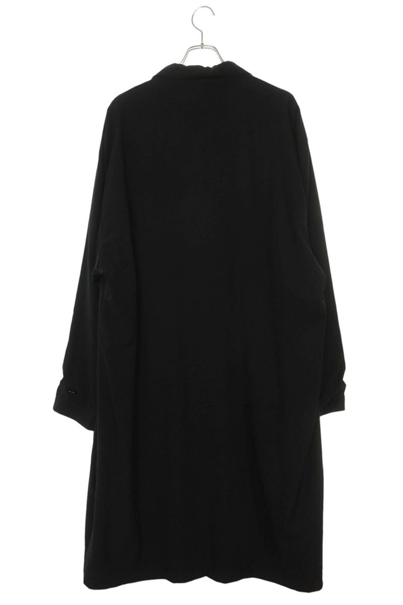 GroundY Wool Flap Pocket Long Coat Black Size L
