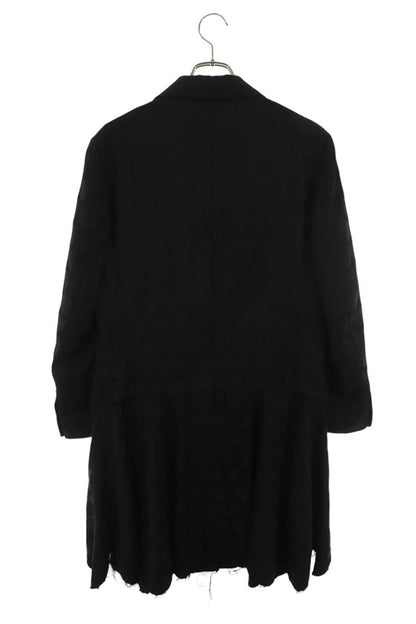 COMME des GARCONS HOMME PLUS Dot Frill Coat Black Size S