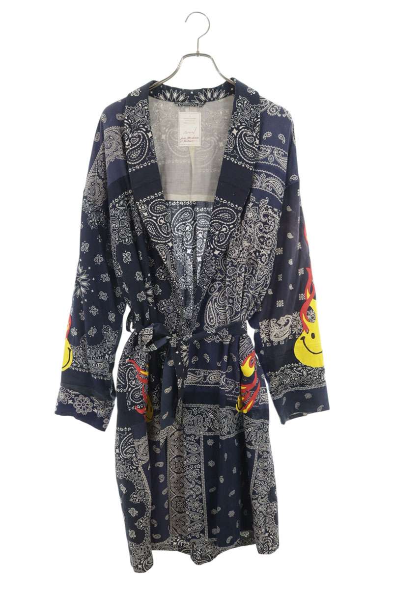 READYMADE 20AW Bandana Fire Pattern Gown Coat Multi Size M