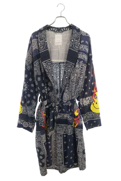 READYMADE 20AW Bandana Fire Pattern Gown Coat Multi Size M
