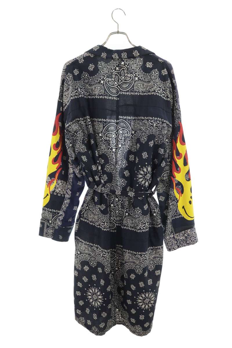 READYMADE 20AW Bandana Fire Pattern Gown Coat Multi Size M