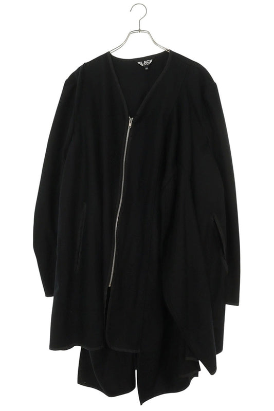 BLACK COMME des GARCONS Wool Flannel Coat Black Size XXL