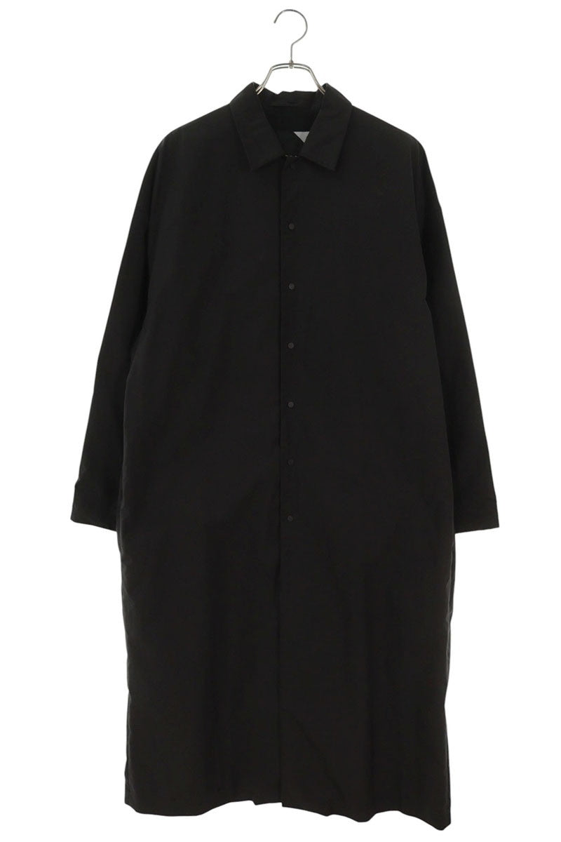 ATON Giza Weather Coach Coat Black Cotton Size XL