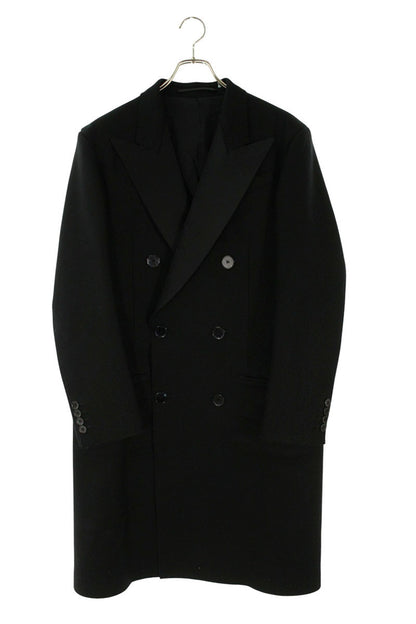 GIVENCHY Lapel Panel Double-Breasted Chester Coat Size M