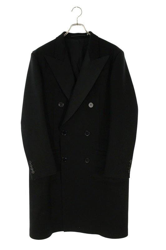 GIVENCHY Lapel Panel Double-Breasted Chester Coat Size M