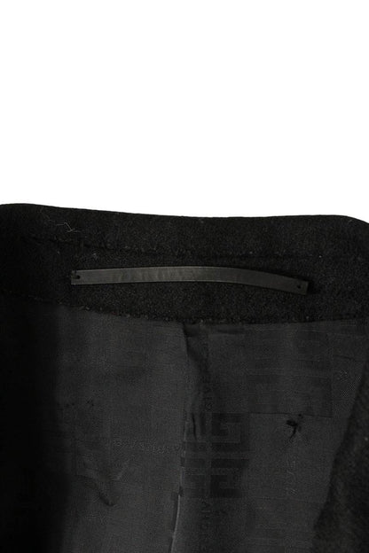 GIVENCHY Lapel Panel Double-Breasted Chester Coat Size M
