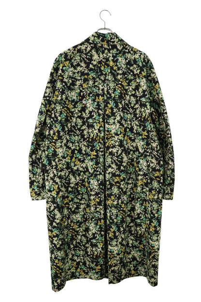 VALENTINO Papier Floral Print Single-Breasted Coat Size M