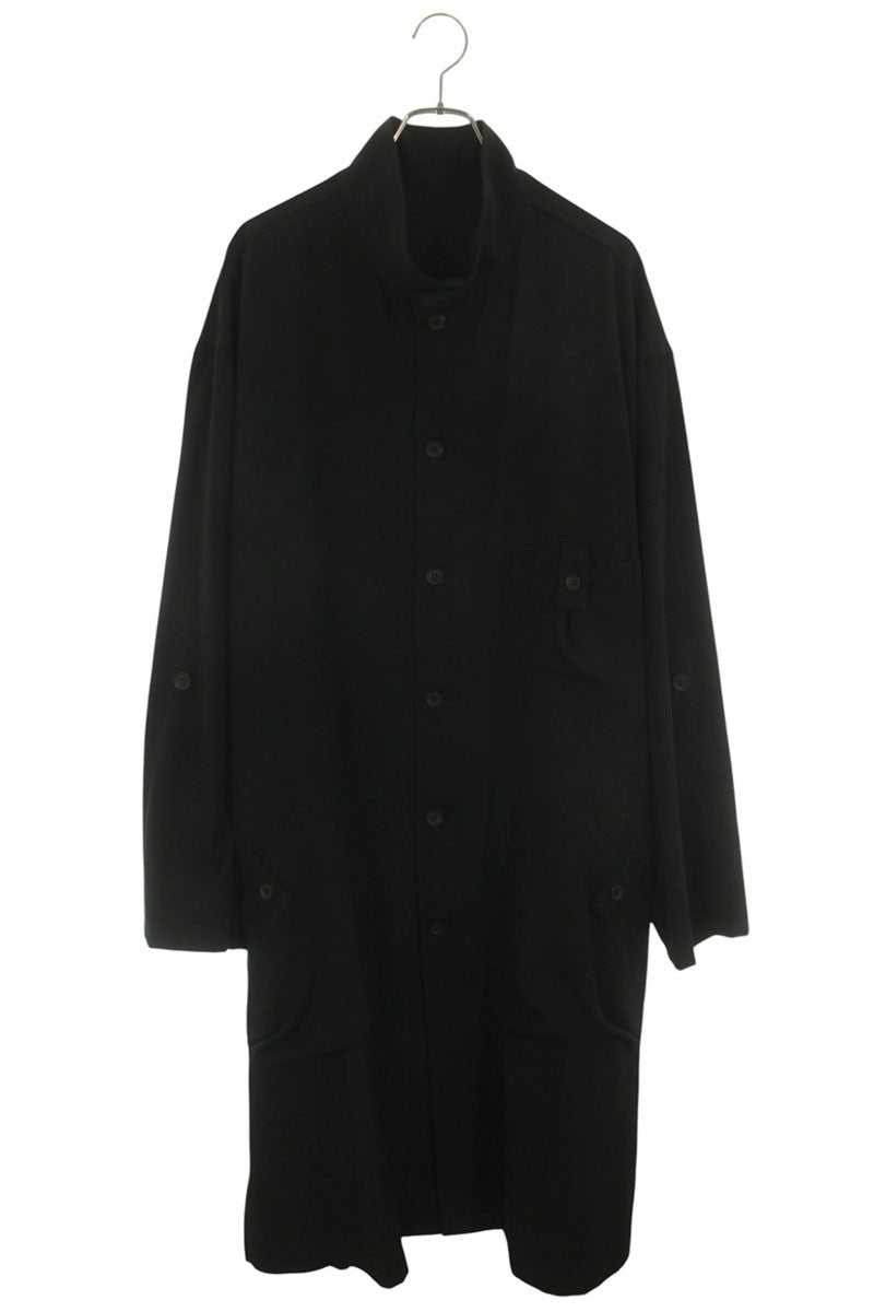 YOHJI YAMAMOTO POUR HOMME Wool Coat Black Size 3