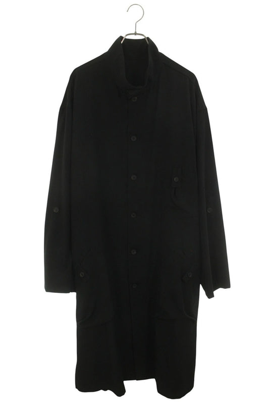 YOHJI YAMAMOTO POUR HOMME Wool Coat Black Size 3
