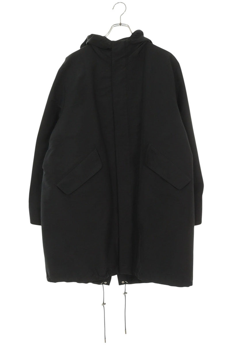DIOR Tech Cotton Canvas Back Logo Embroidery Coat Size S
