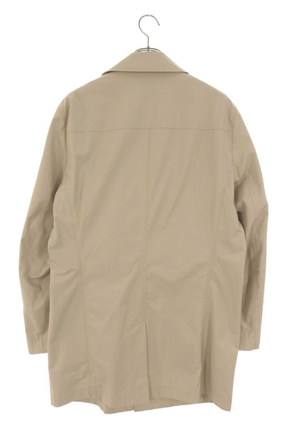 HUGO BOSS Beige Cotton Blend Balmacaan Coat Size L