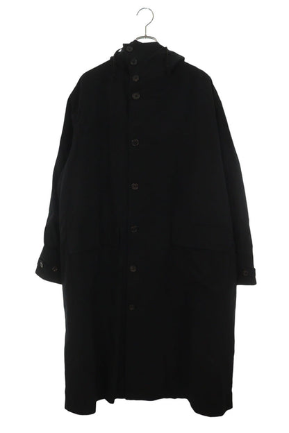 Ysformen Hooded Wool Long Coat Black Size L