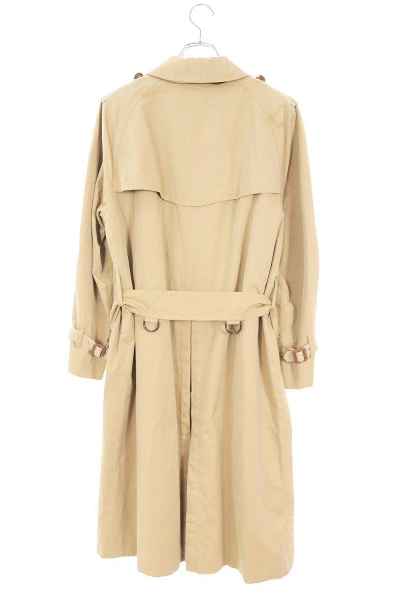 Burberry Nova Check Lined Trench Coat Beige Size L