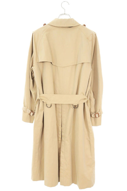 Burberry Nova Check Lined Trench Coat Beige Size L