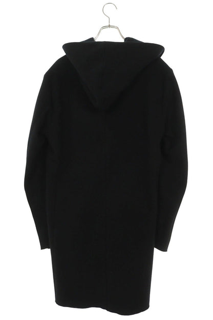 KAZUYUKI KUMAGAI Cashmere Blend Melton Hooded Coat Size L
