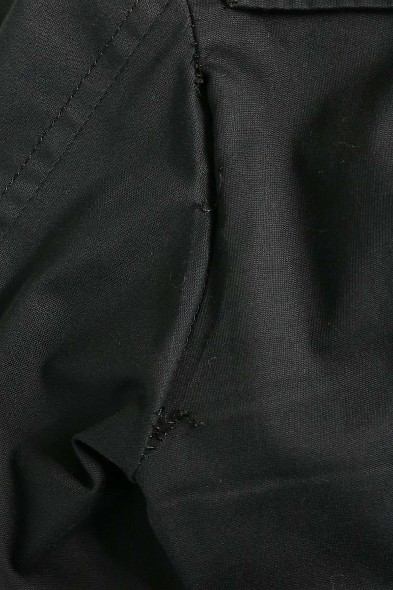 Burberry Black Label Check-Lined Cotton Duffle Coat Size L