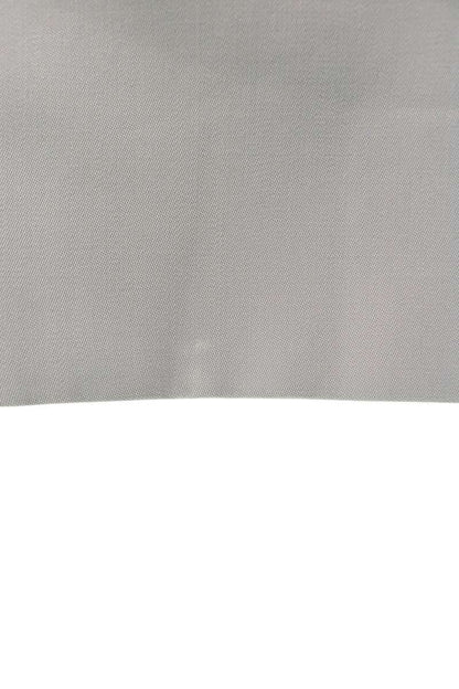 GUCCI Single-Breasted Wool Coat Light Gray Size 48