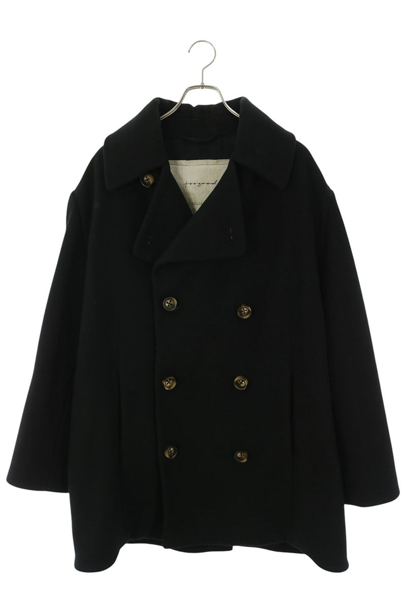 toogood THE OFFICER COAT Cashmere Wool Blend Black Size 5