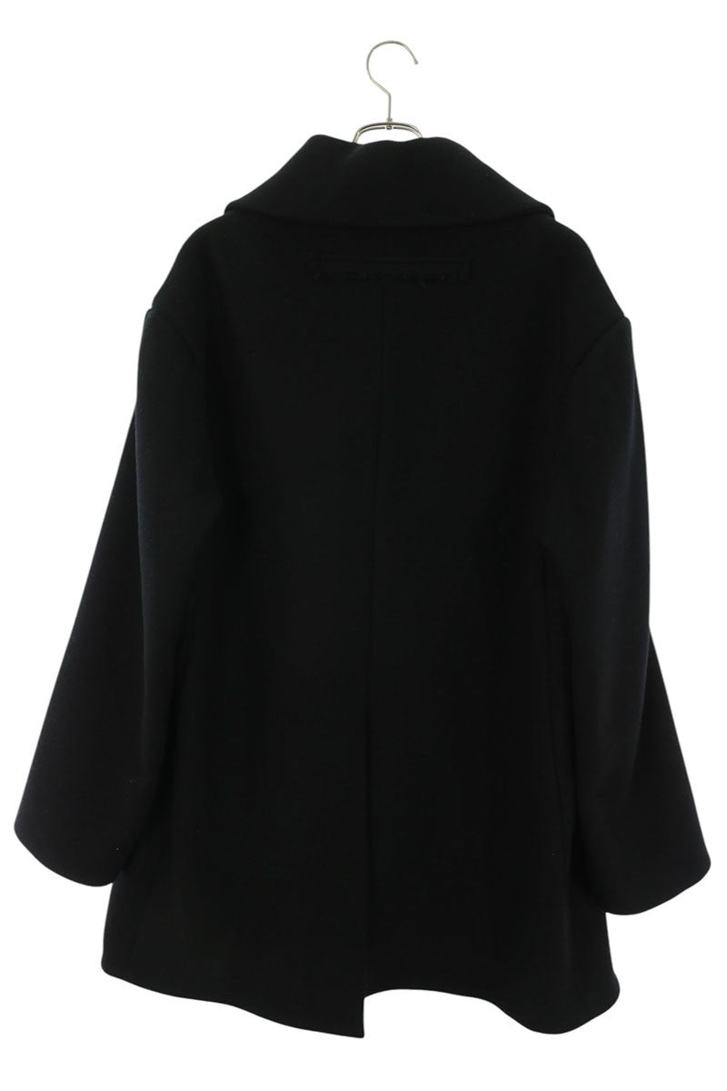 toogood THE OFFICER COAT Cashmere Wool Blend Black Size 5