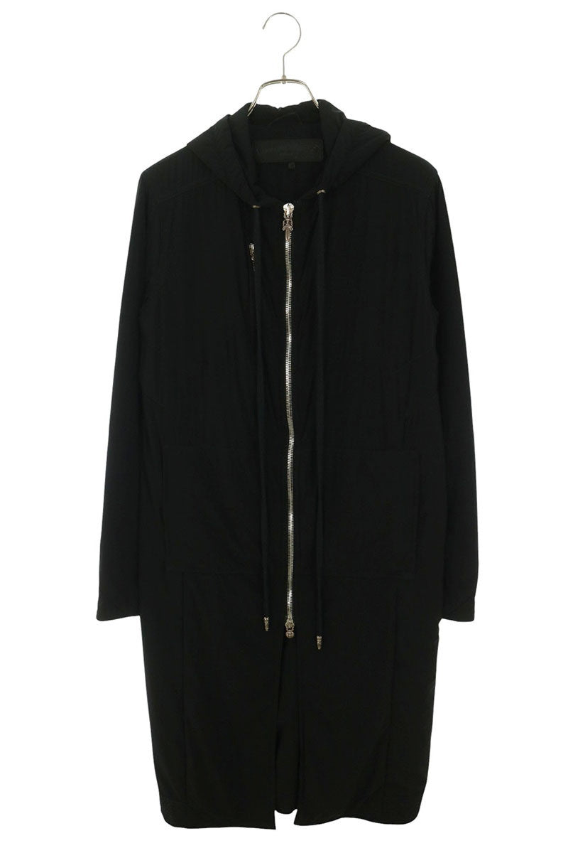 Chrome Hearts MISSING LNK NYLN Padded Coat Black Size M