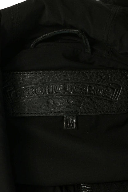 Chrome Hearts MISSING LNK NYLN Padded Coat Black Size M