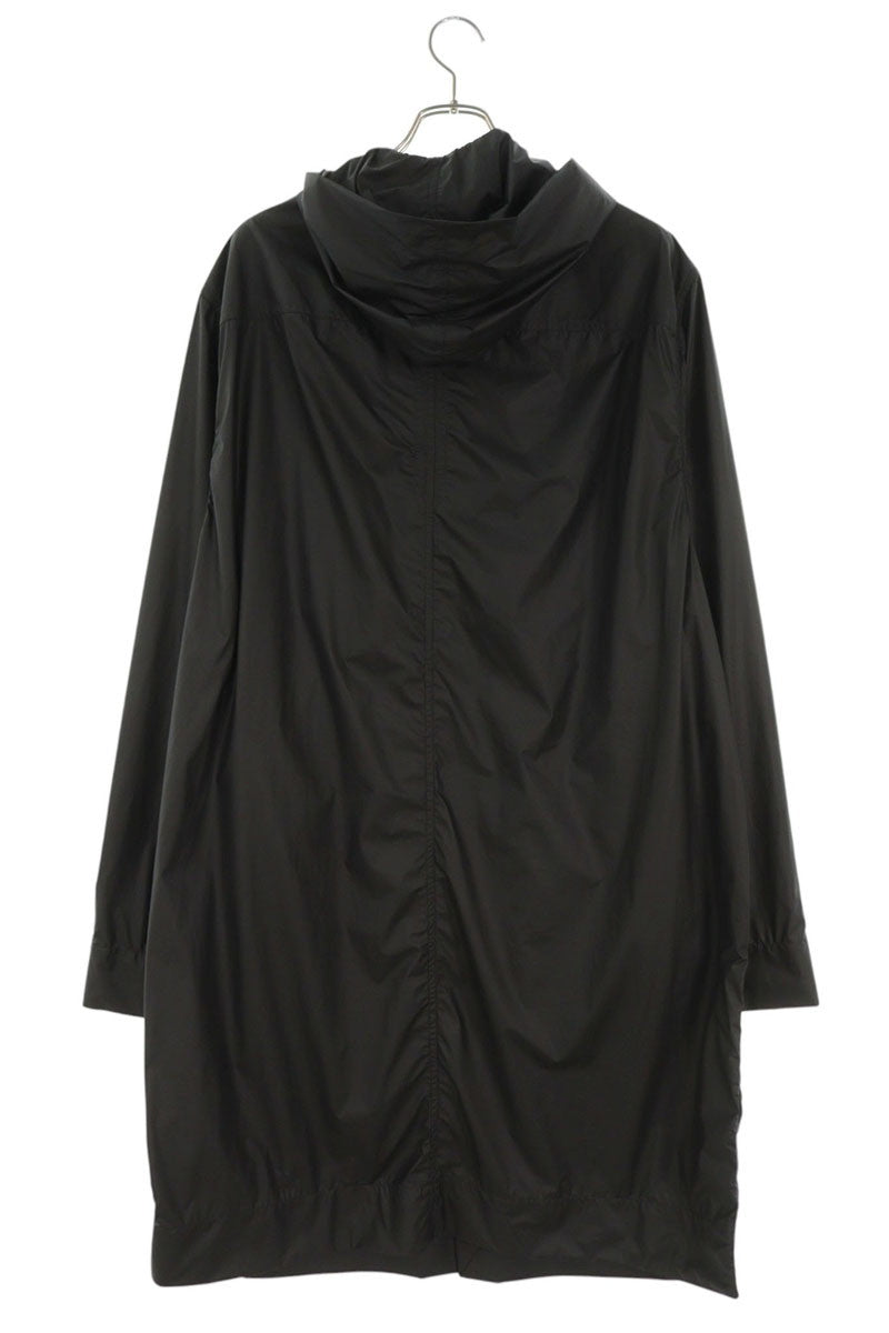 Rick Owens Bauhaus Hooded Long Coat Black Size 46