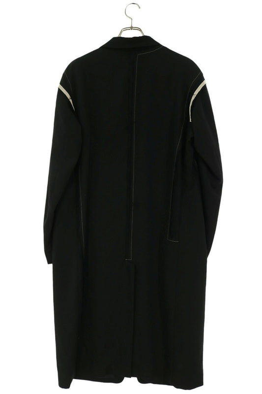 Y's Cut-Off Wool Jacket Coat Black Size 1