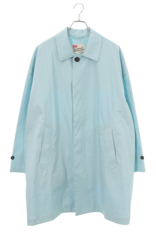 Traditional Weatherwear 25SS Balmacaan Light Blue Coat Size 38