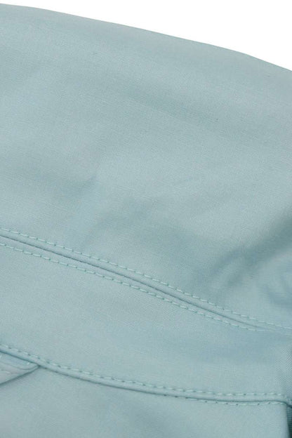 Traditional Weatherwear 25SS Balmacaan Light Blue Coat Size 38