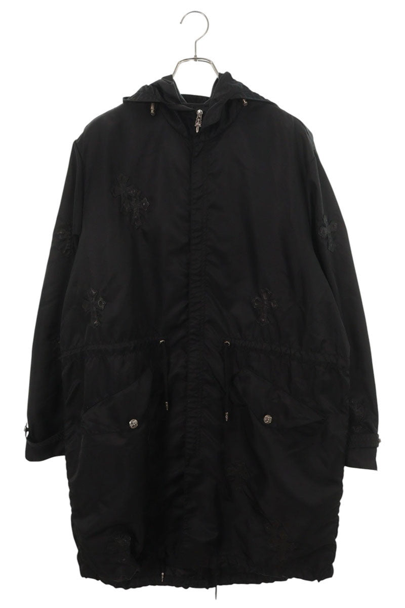 Chrome Hearts PUDDLES Front Cemetery Nylon Coat Size XL