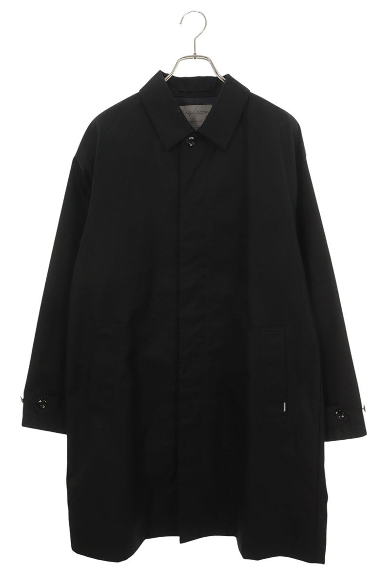 NEIGHBORHOOD x YOHJI YAMAMOTO POUR HOMME 24SS Back Logo Coat Black Size M