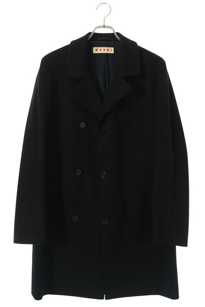 MARNI Black Chester Coat Size 46