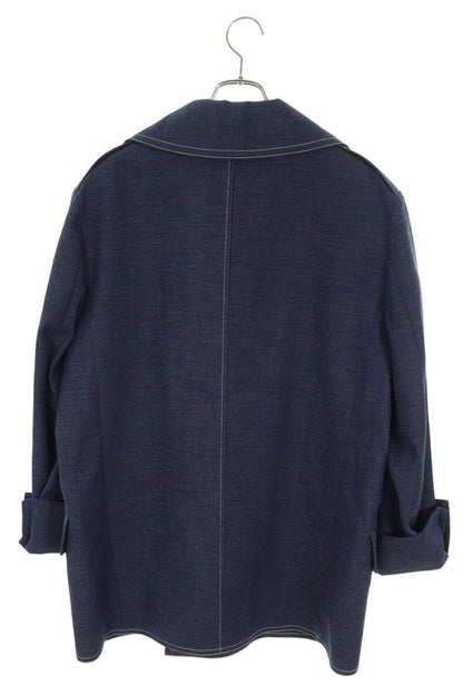 GUCCI Denim Pea Coat Size 52