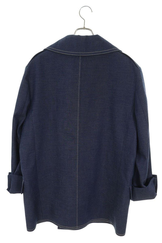 GUCCI Denim Pea Coat Size 52