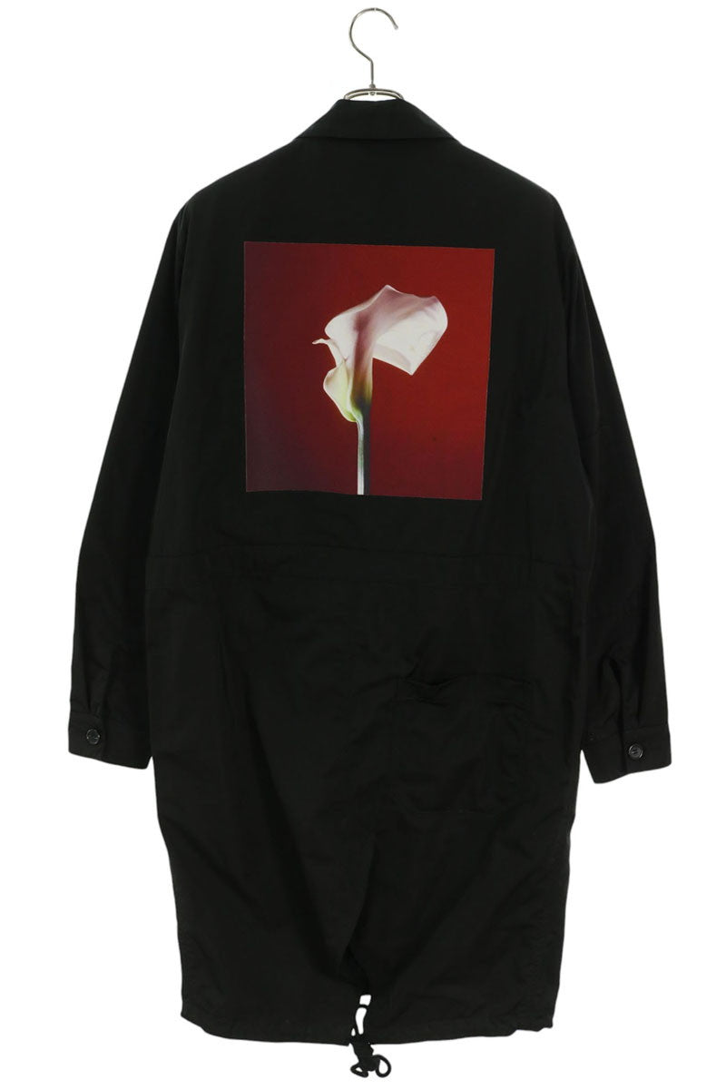 RAF SIMONS 17SS ROBERT MAPPLETHORPE Nylon Long Coat Size 44