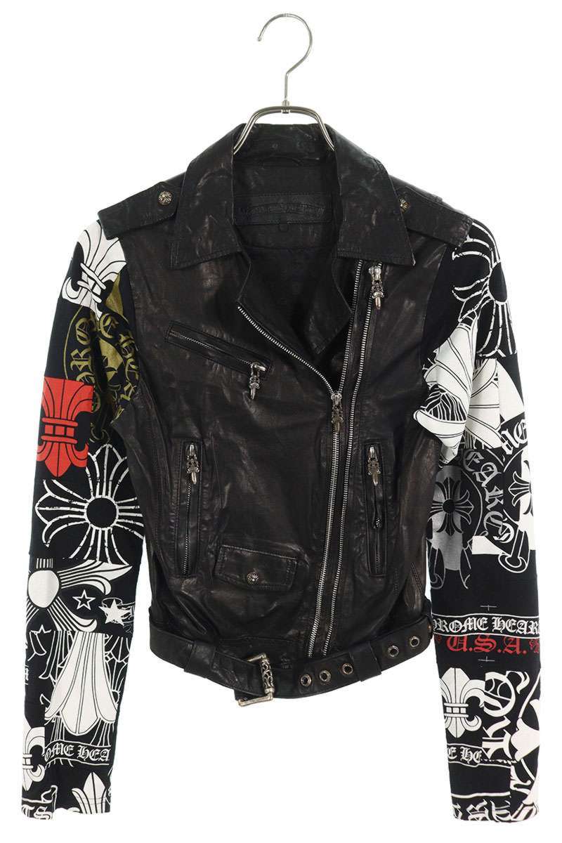 Chrome Hearts DSMG Exclusive Lambskin Riders Jacket Size S