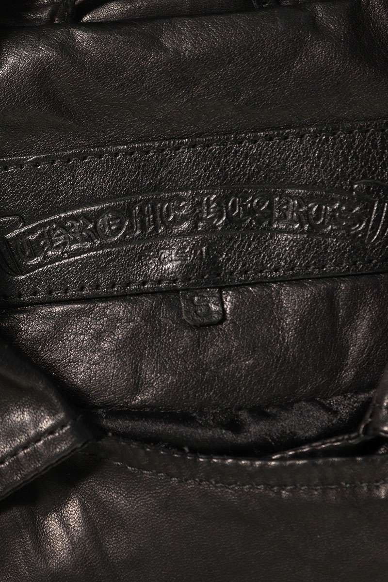 Chrome Hearts DSMG Exclusive Lambskin Riders Jacket Size S
