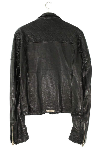 Chrome Hearts CRETIN LTHR Quilted Lambskin Riders Size M