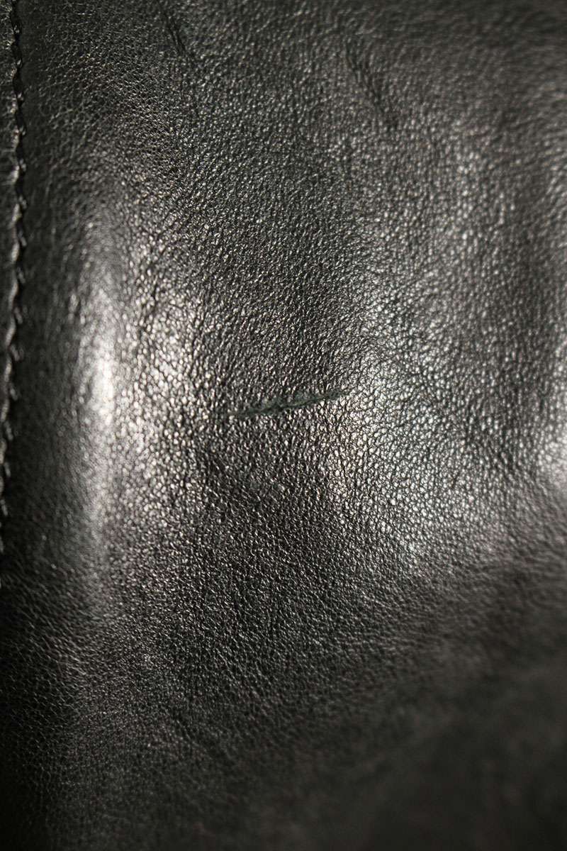 Chrome Hearts CRETIN LTHR Quilted Lambskin Riders Size M