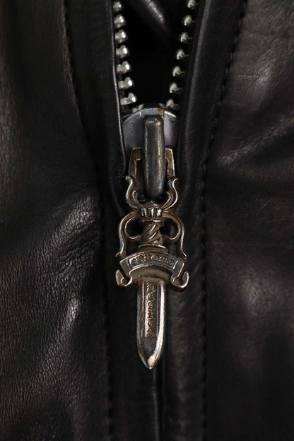 Chrome Hearts JJ DEAN Hermes Dagger Zip Riders Jacket Size S