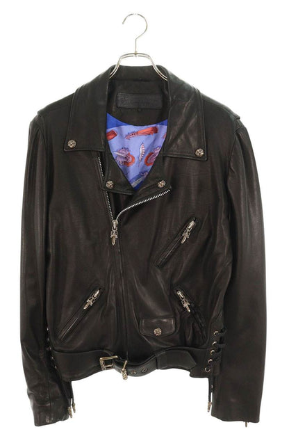 Chrome Hearts JJ DEAN Hermes Dagger Zip Lambskin Size M