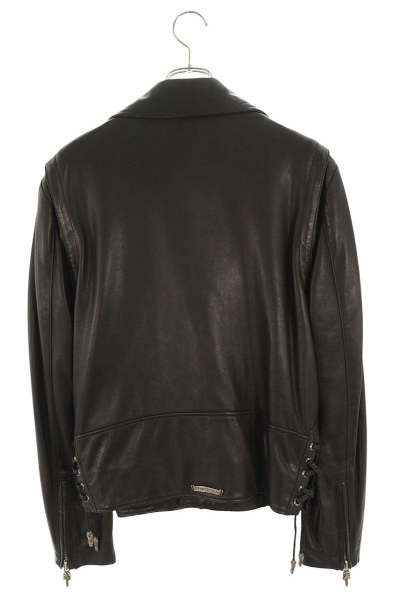 Chrome Hearts JJ DEAN Hermes Dagger Zip Lambskin Size M